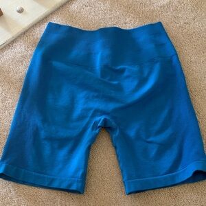 Aurola blue biker shorts
